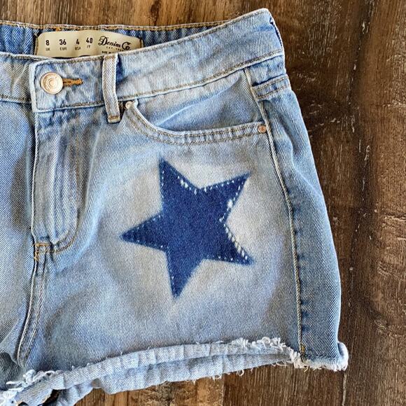 Primark Denim Co Star Cutoff Denim Shorts Size 4 - Picture 2 of 8